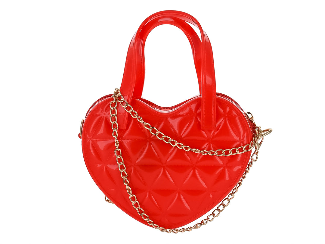 Bolso Roze Corazón Rojo para Mujer