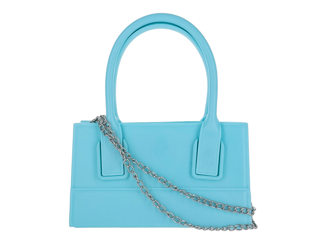 Bolso de Hombro ROZE Azul Glitter para Mujer