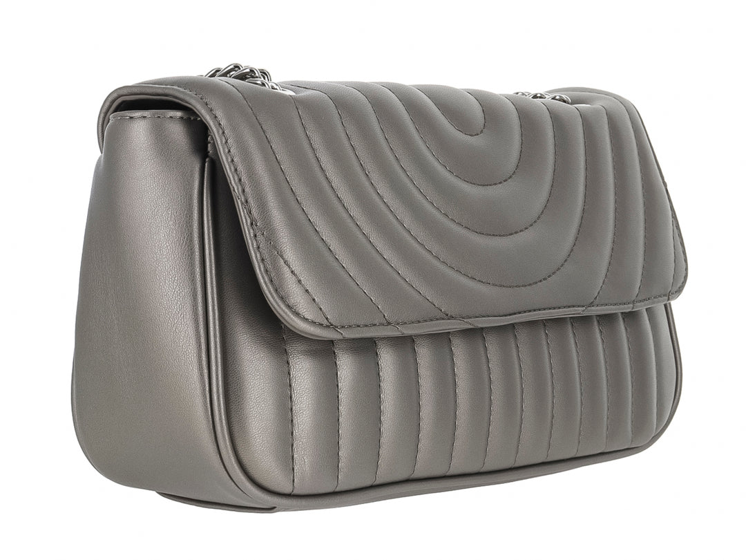 Bolso Crossbody ROZE Gris Inox para Mujer