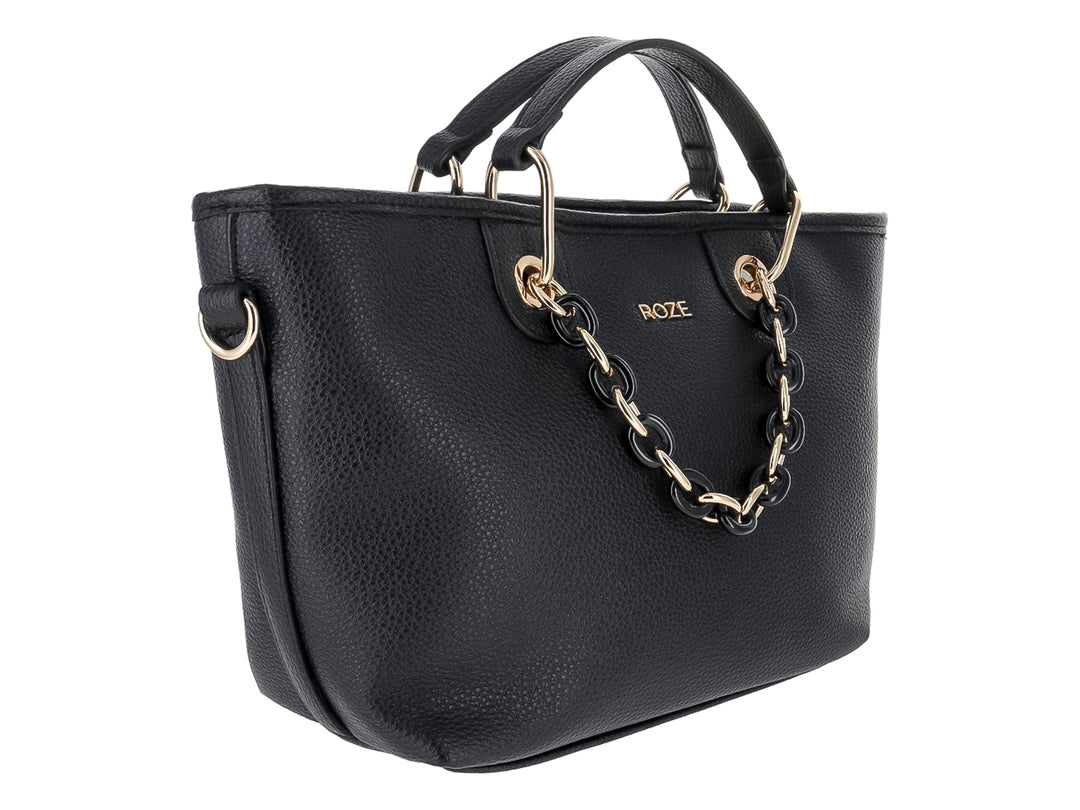 Bolso de Hombro ROZE Negro para Mujer