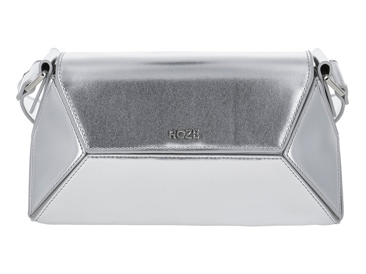 Bolso Crossbody ROZE Plata para Mujer