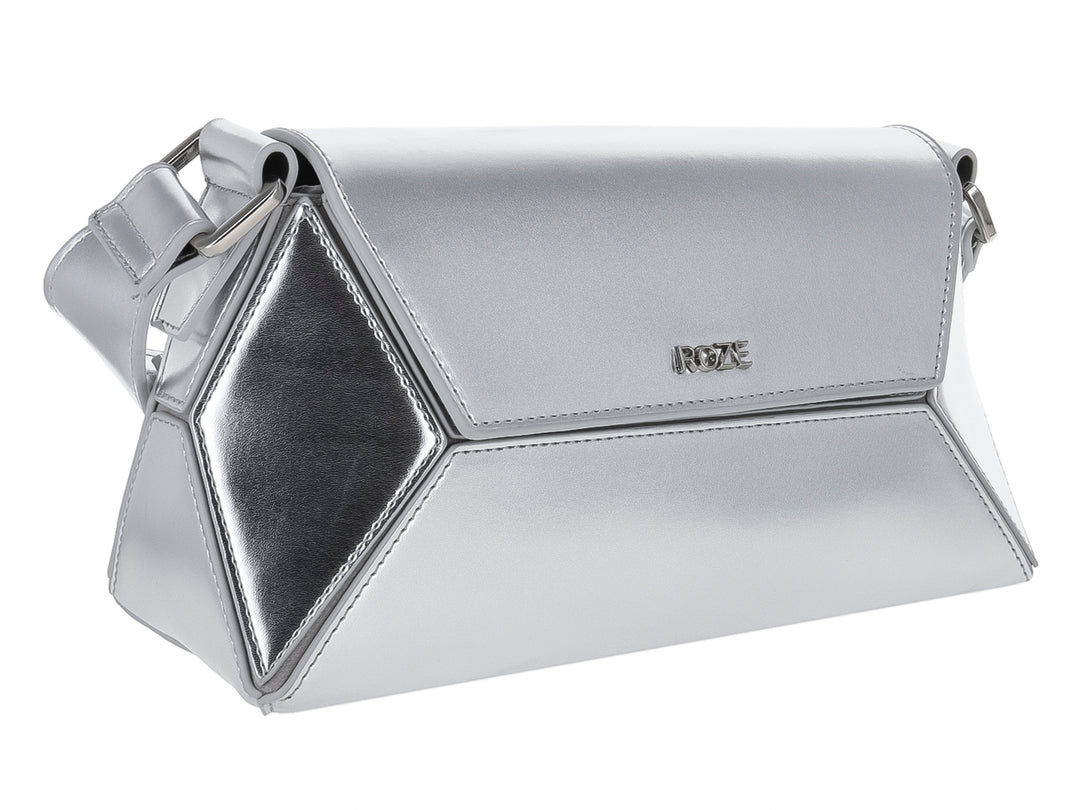 Bolso Crossbody ROZE Plata para Mujer