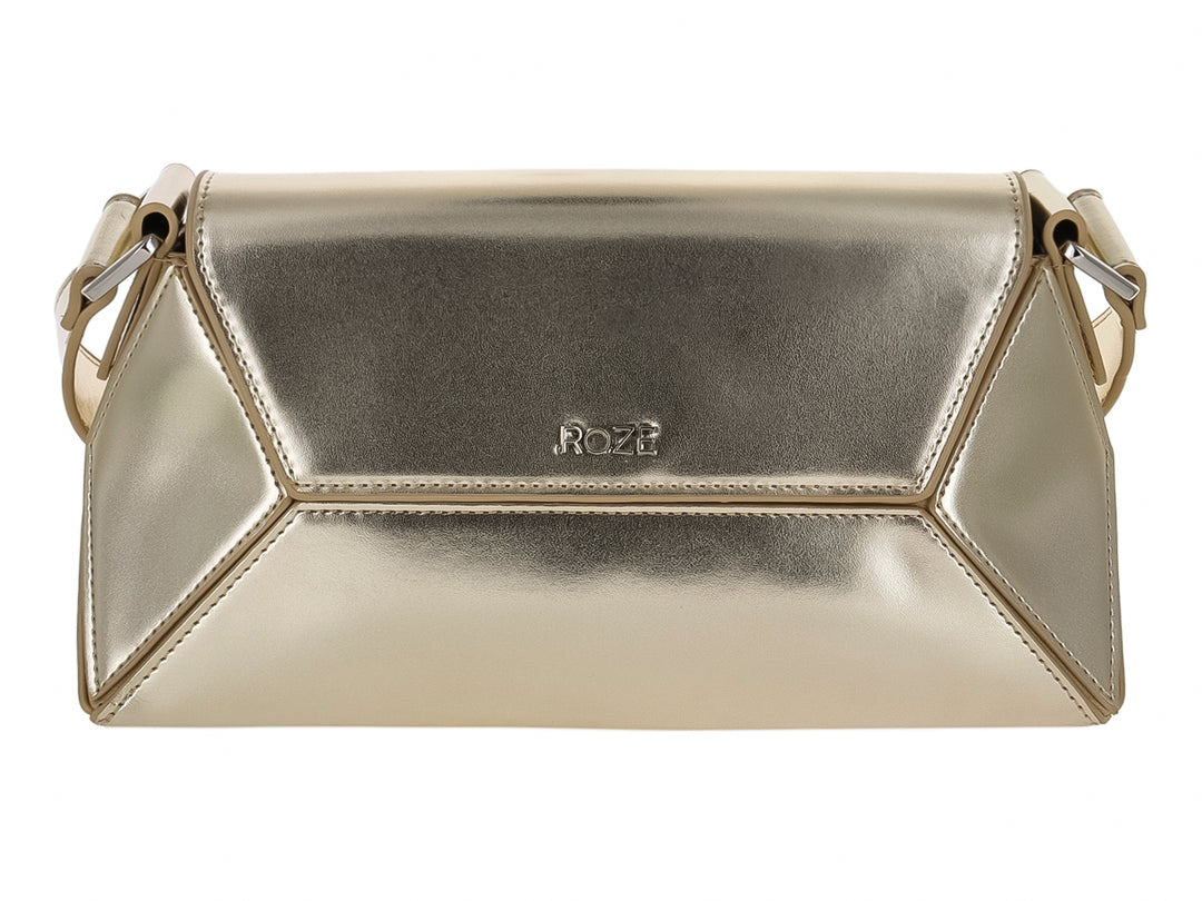 Bolso de Hombro ROZE Oro para Mujer