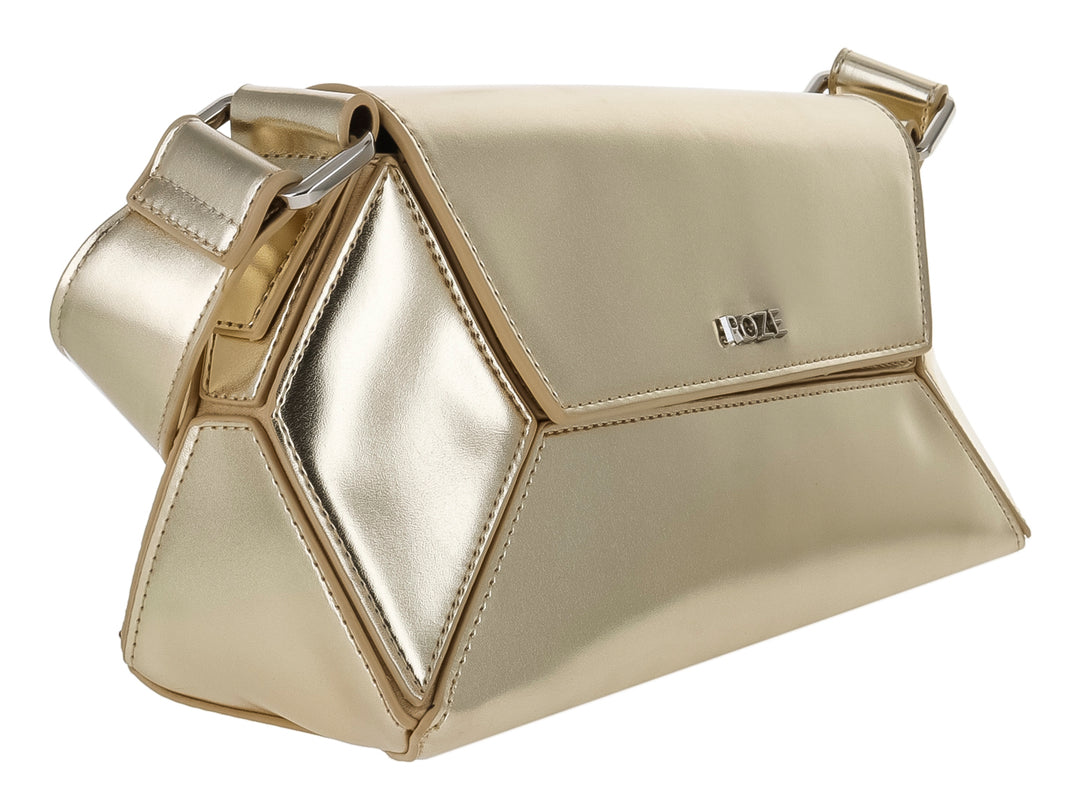 Bolso de Hombro ROZE Oro para Mujer
