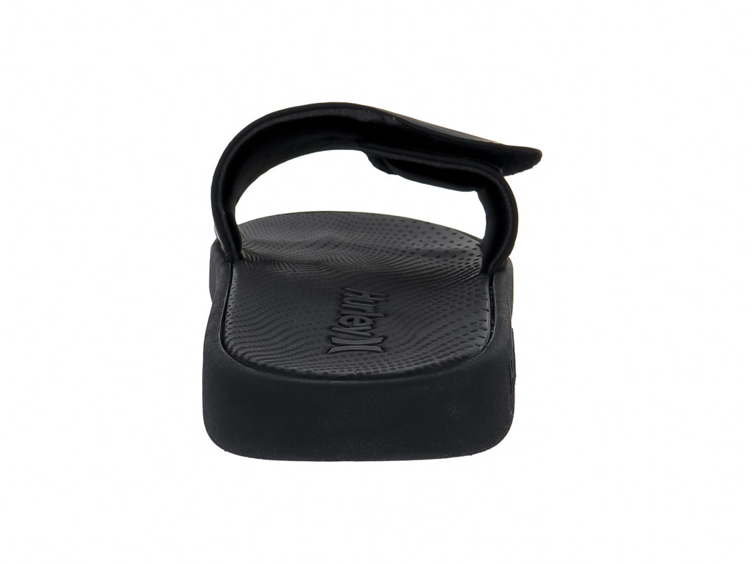 Sandalia Hurley Silva color negro para hombre con correa ancha y suela ergonómica.