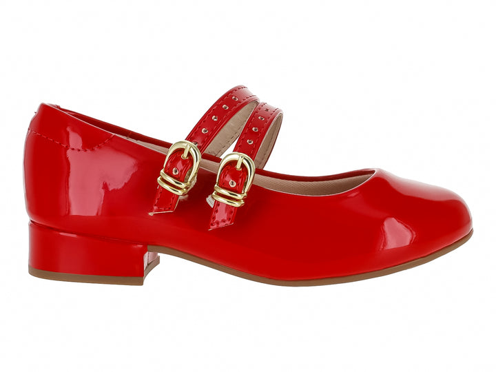 Zapatos Flats Molekinha Rojo para Niña