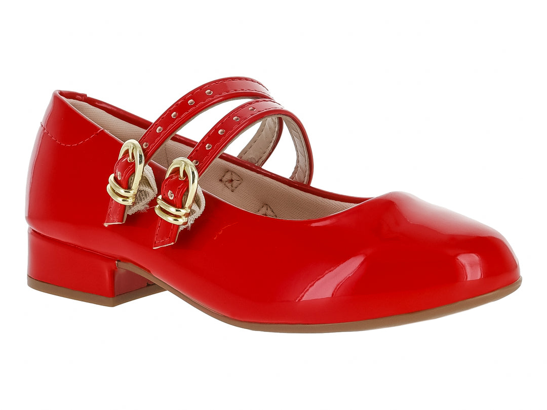 Zapatos Flats Molekinha Rojo para Niña