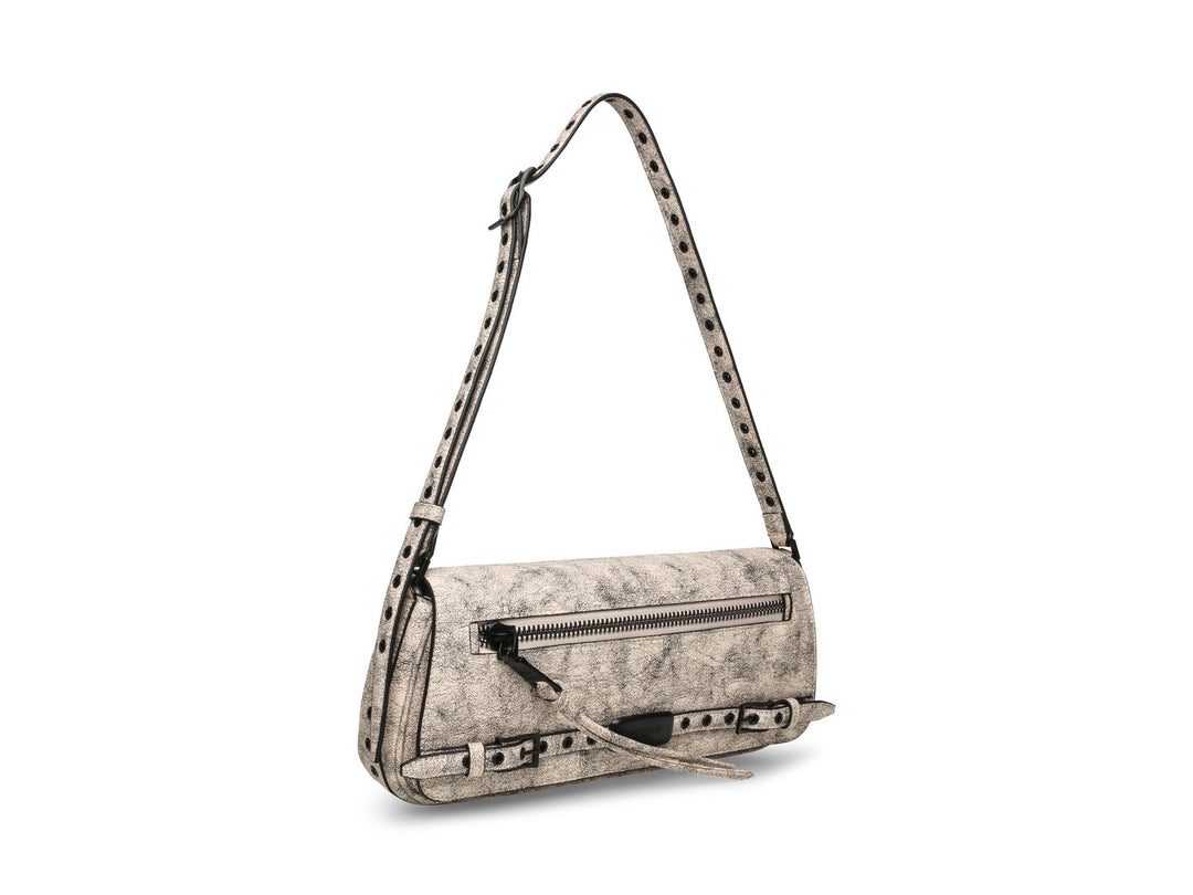 Bolsa de Hombro Steve Madden Bindar Blanco y Negro para Mujer