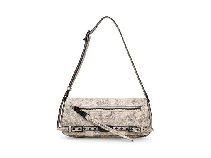 Bolsa de Hombro Steve Madden Bindar Blanco y Negro para Mujer