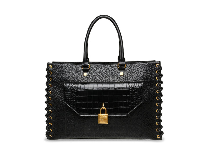 Bolso Steve Madden BMISA Negro y Dorado para Mujer