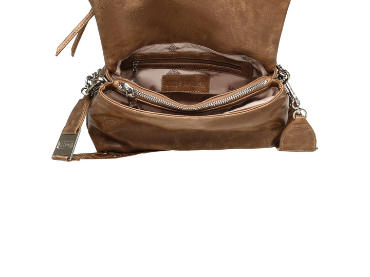 Bolsa de Hombro Steve Madden Bzaggy Negro Plata para Mujer