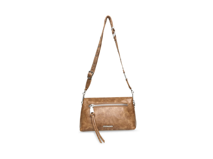 Bolsa de Hombro Steve Madden Bzaggy Café para Mujer
