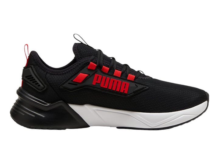 Tenis PUMA Retaliate 3 Negro y Rojo para Hombre