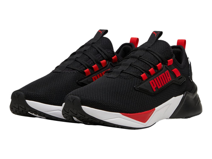 Tenis PUMA Retaliate 3 Negro y Rojo para Hombre
