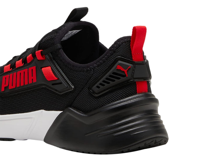 Tenis PUMA Retaliate 3 Negro y Rojo para Hombre