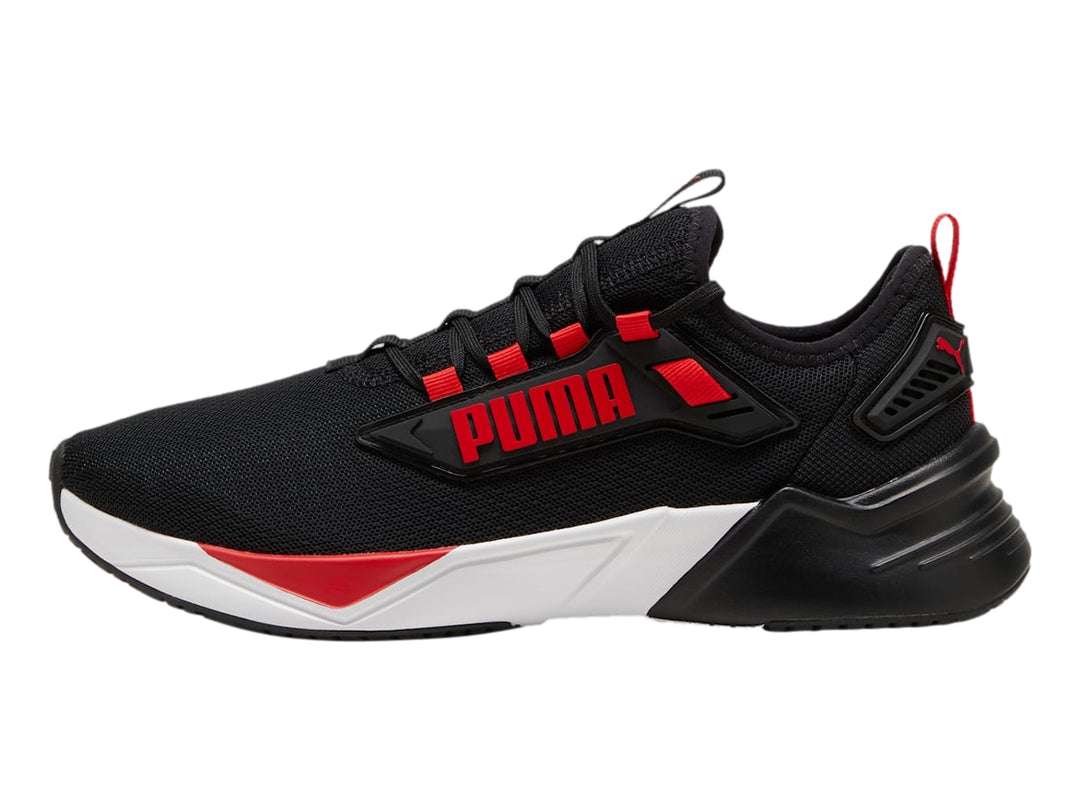 Tenis PUMA Retaliate 3 Negro y Rojo para Hombre