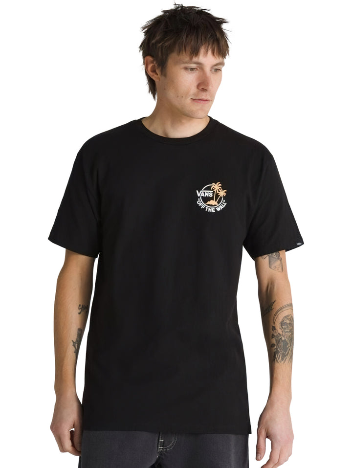 Playera Vans Classic Mini Dual Palm II Negro para Hombre