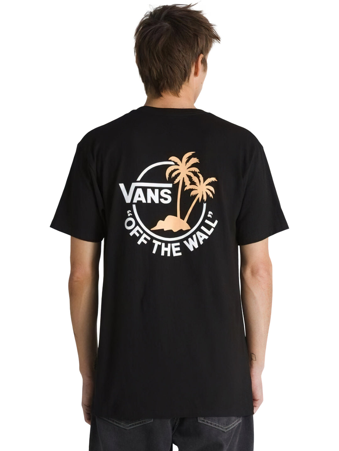 Playera Vans Classic Mini Dual Palm II Negro para Hombre