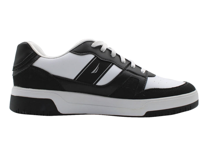Tenis Nautica Charlo Negro y Blanco para Hombre