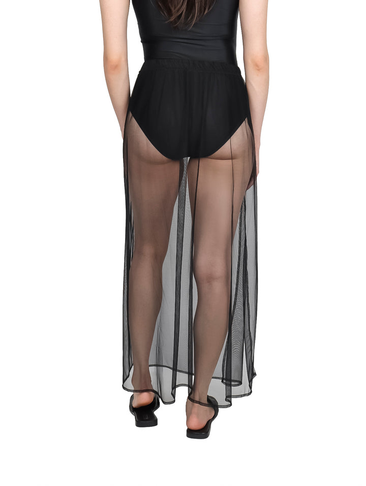 Falda Mesh ROZE Negro para Mujer