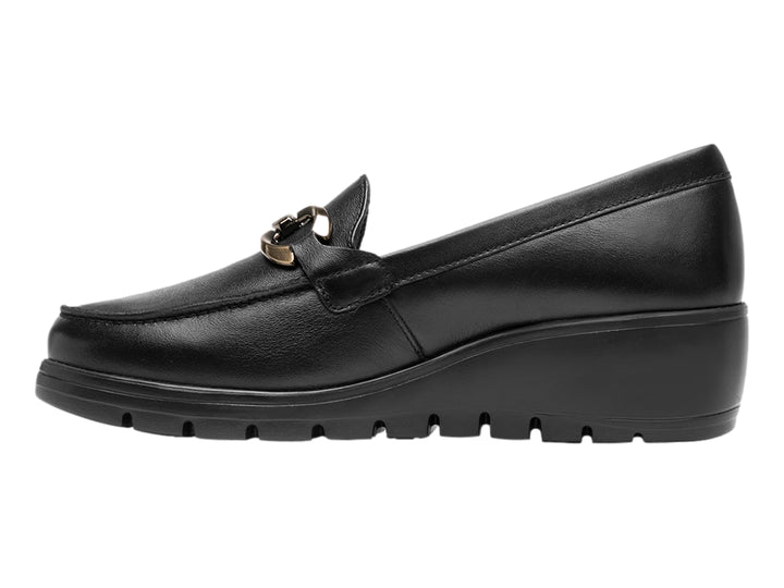 Zapatos Mocasines Flexi Negro para Mujer