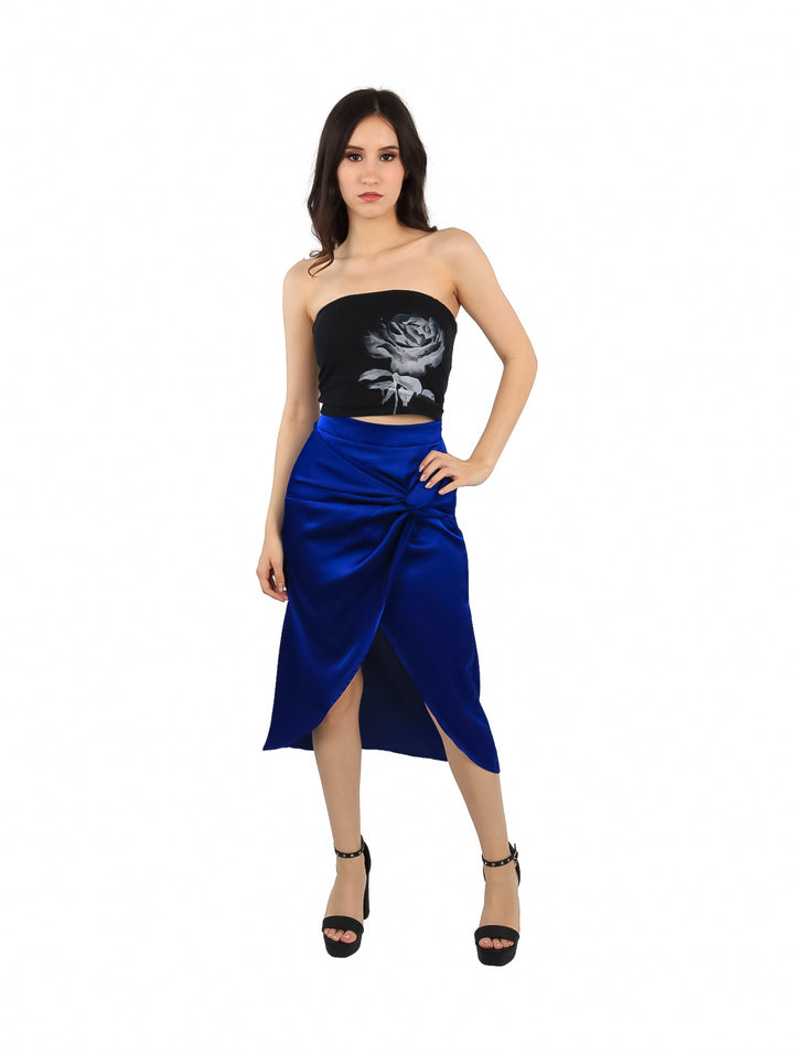 Top Tubo Strapless ROZE Negro para Mujer