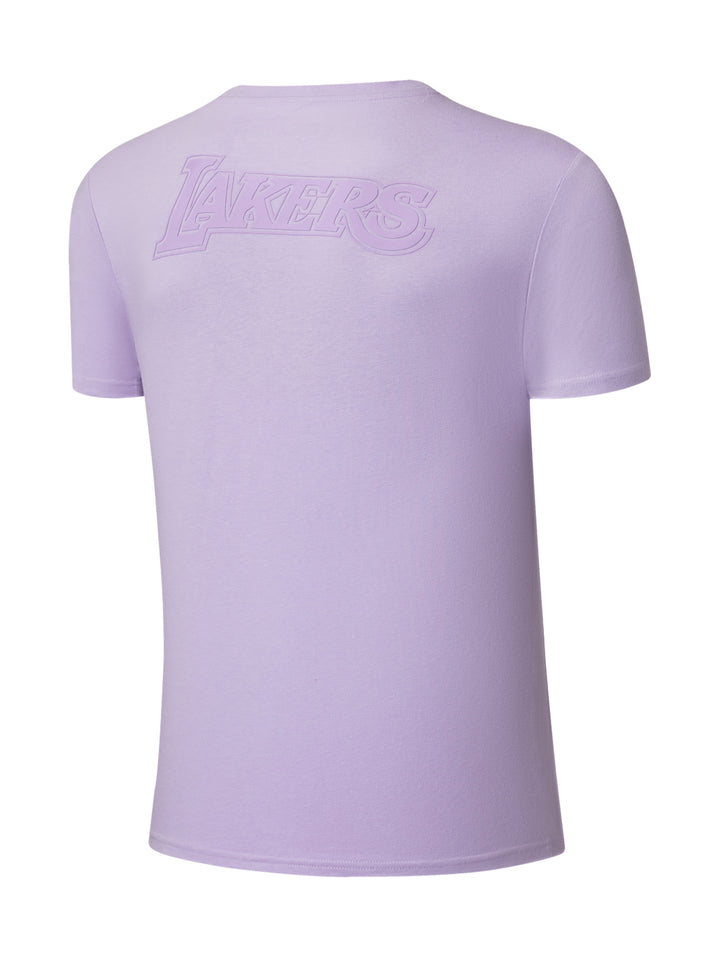 Playera deportiva FEXPRO de color púrpura con logotipo en el pecho y cuello redondo.