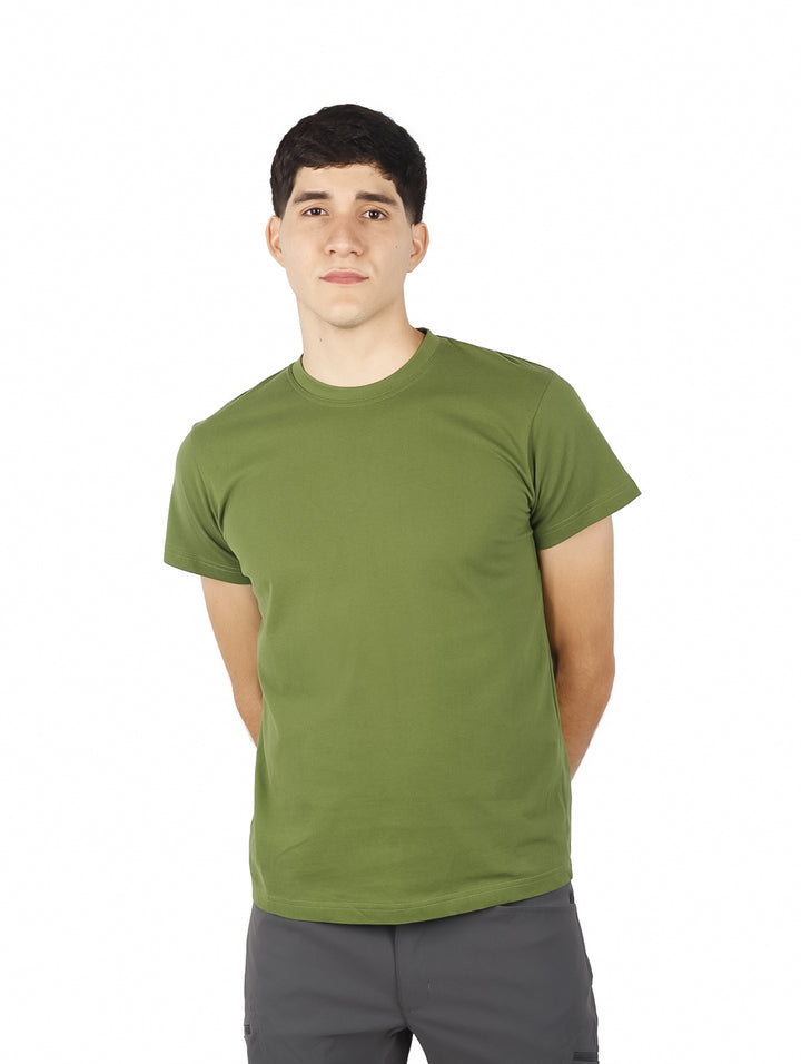 Playera Básica ATOK Color Olivo para Hombre