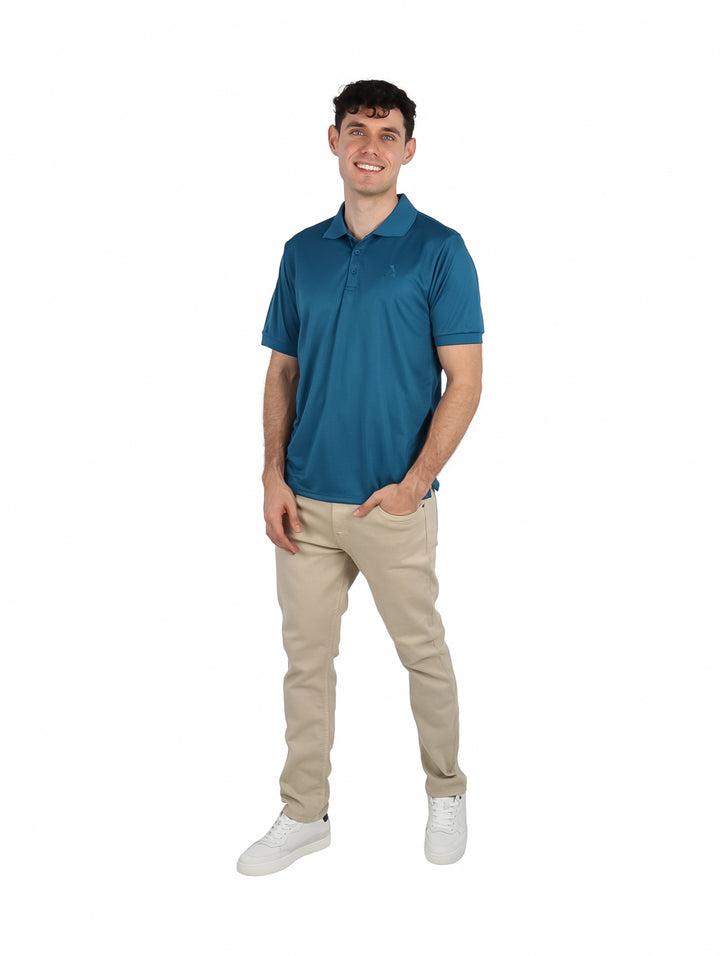 Playera Polo ATOK Azul para Hombre