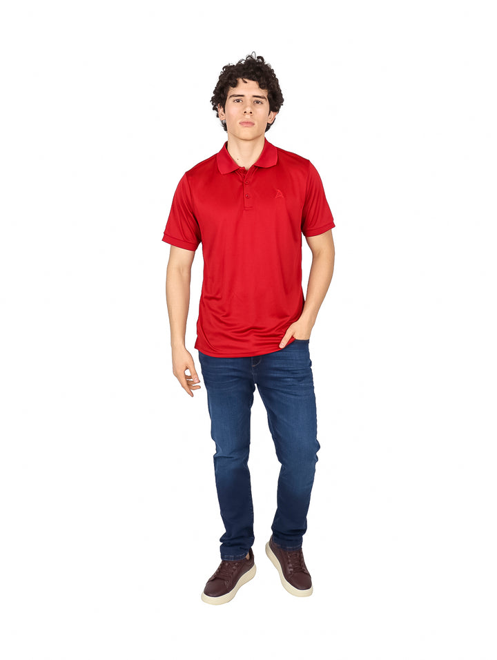Playera Polo ATOK Color Rojo para Hombre