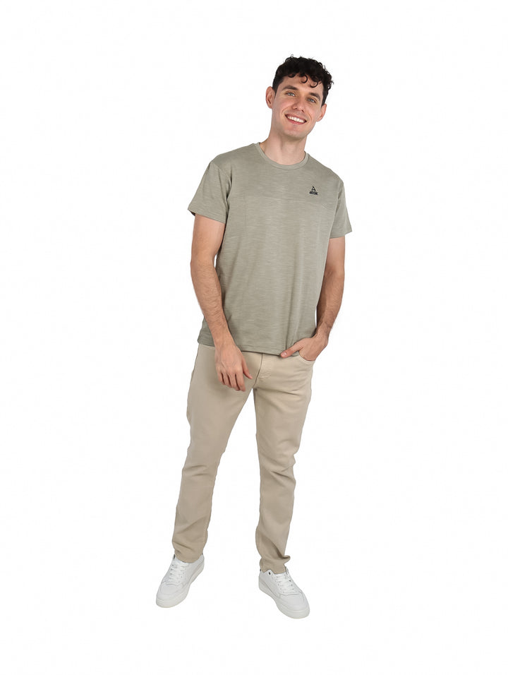 Playera ATOK Verde Oliva Texturizada para Hombre