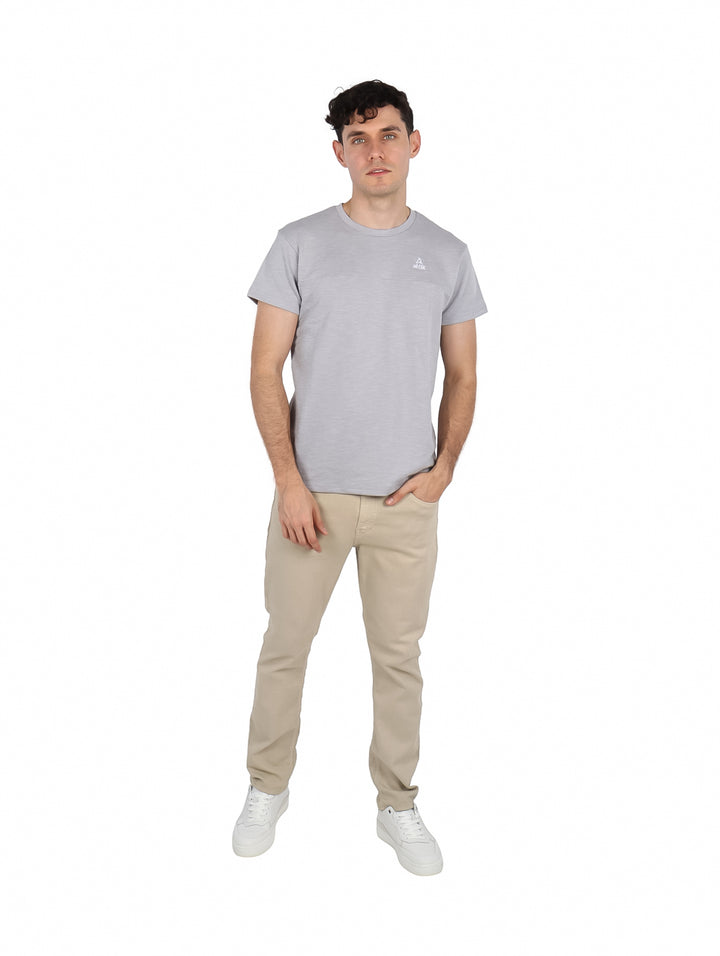 Playera ATOK Gris Texturizada para Hombre