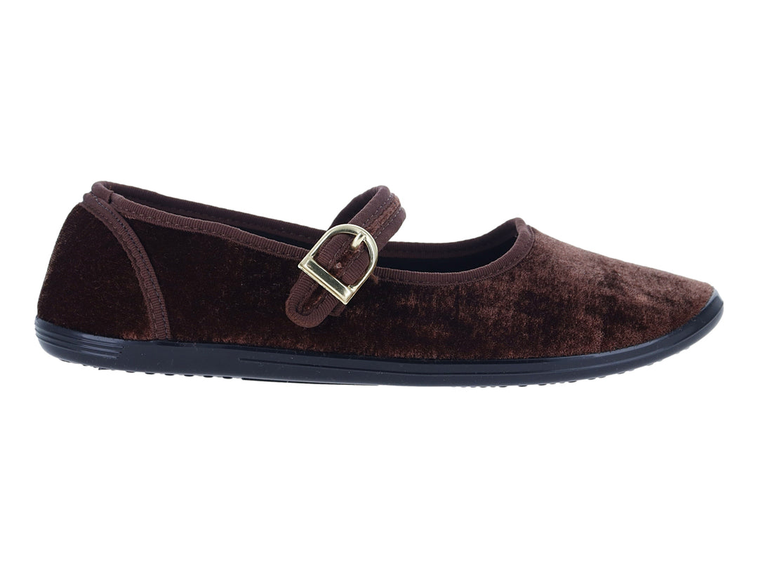 Zapatos Flats Ballerinas Moleca Chocolate para Mujer
