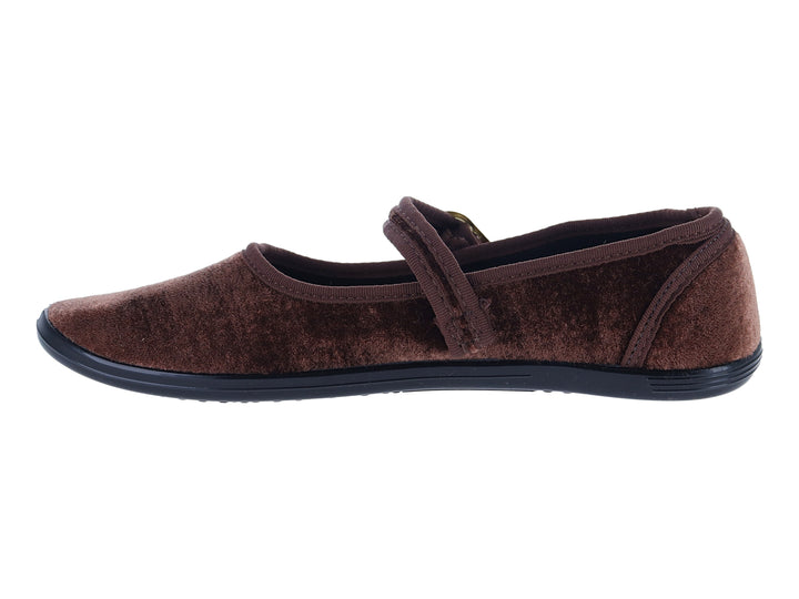 Zapatos Flats Ballerinas Moleca Chocolate para Mujer