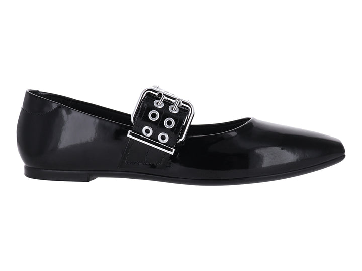 Zapatos Flats Ballerinas Moleca Negro para Mujer