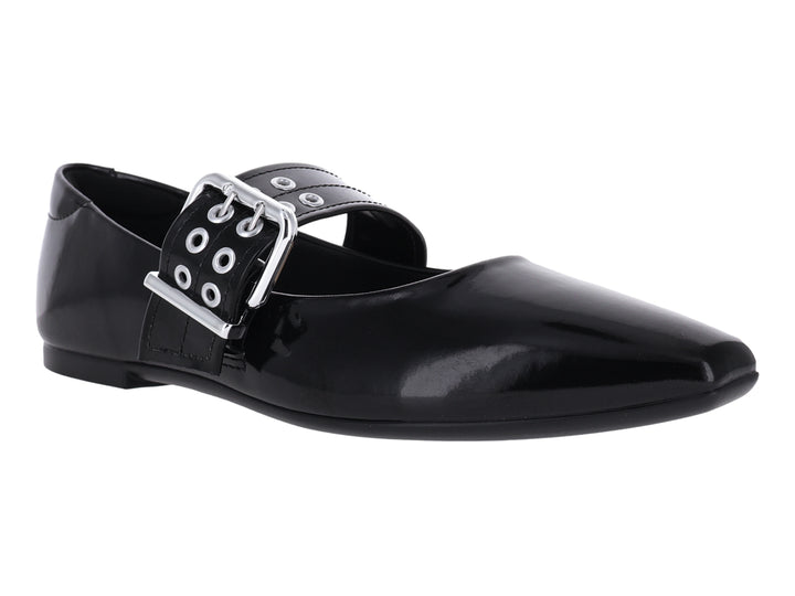 Zapatos Flats Ballerinas Moleca Negro para Mujer