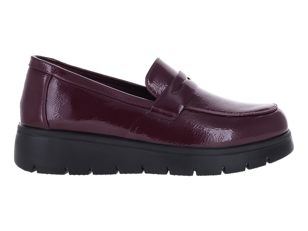 Zapatos Mocasines Monissima Burgundy para Mujer