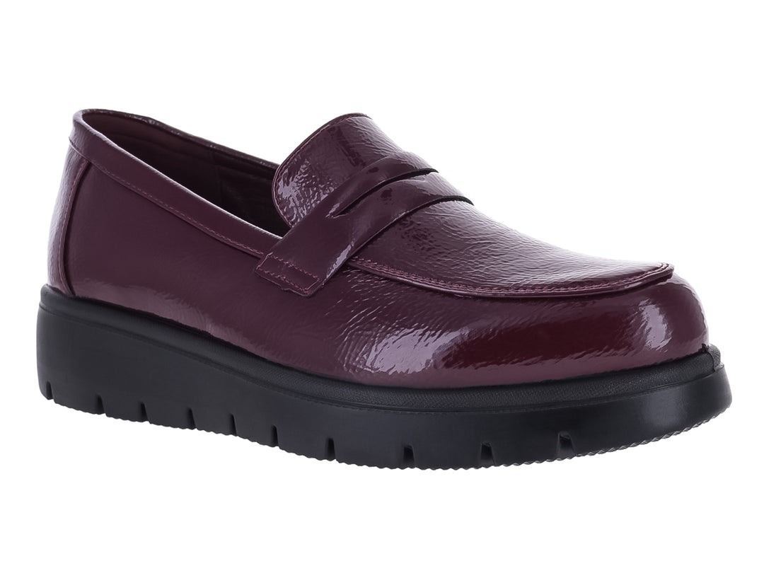 Zapatos Mocasines Monissima Burgundy para Mujer
