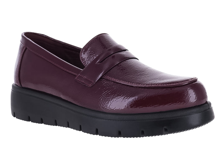 Zapatos Mocasines Monissima Burgundy para Mujer