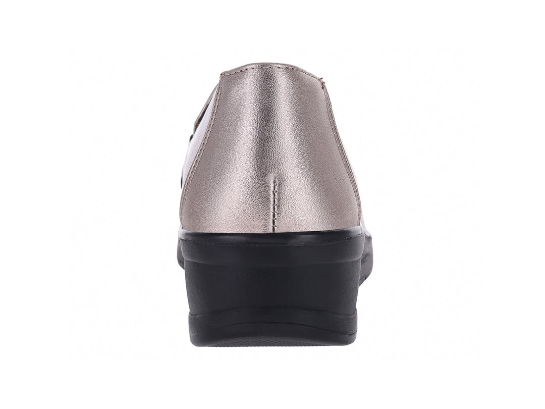 Mocasines Monissima Color Pewter para Mujer