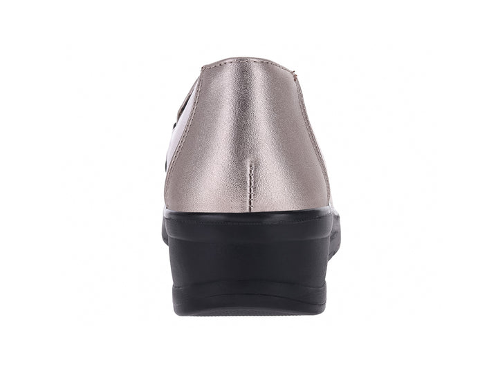 Mocasines Monissima Color Pewter para Mujer