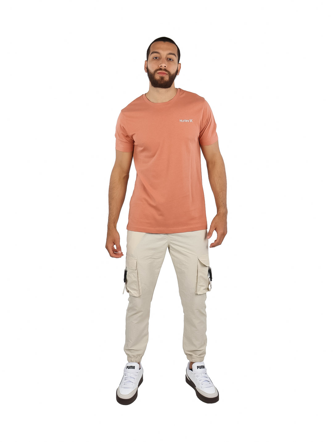 Playera Hurley Manga Corta Color Martian Rust