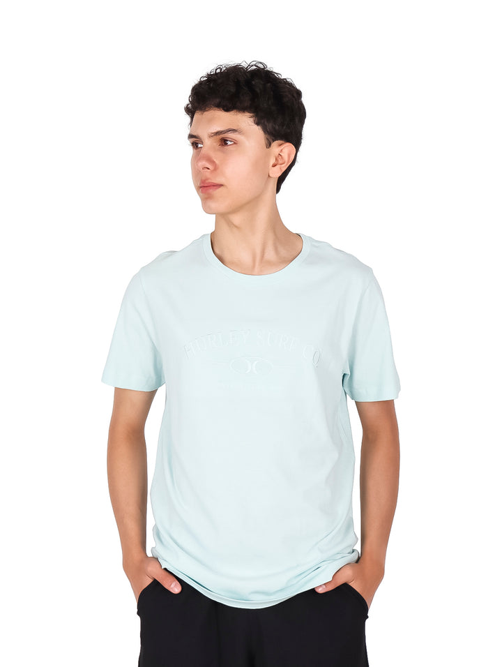 Playera Hurley Teal Tinted Bordada para Hombre