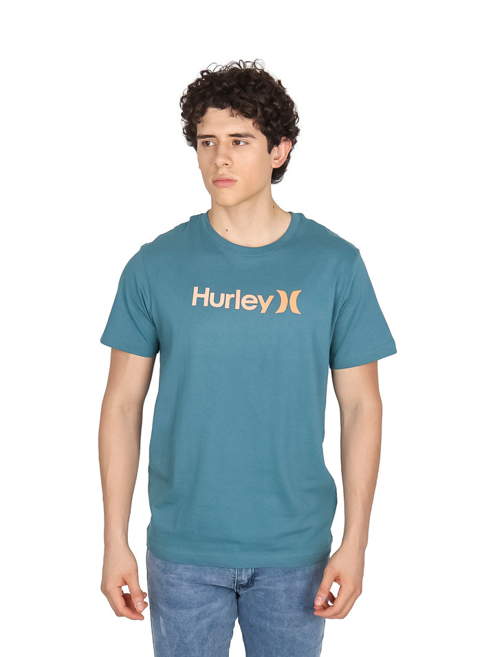 Playera Hurley Logo Verde Esmeralda para Hombre