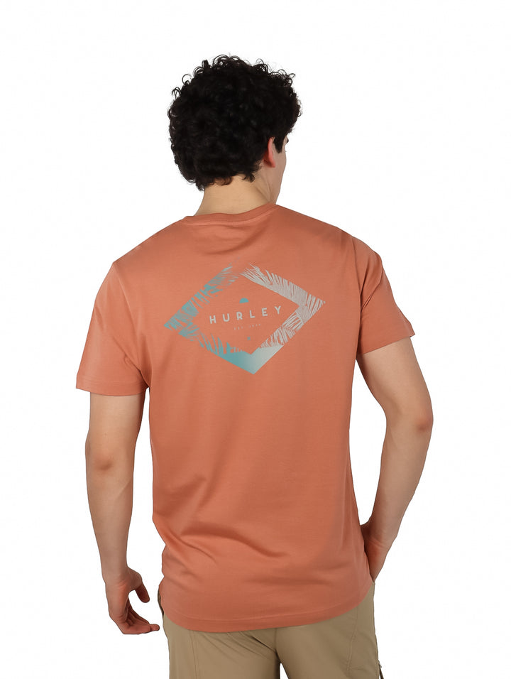 Playera Hurley Manga Corta Color Martian Rust