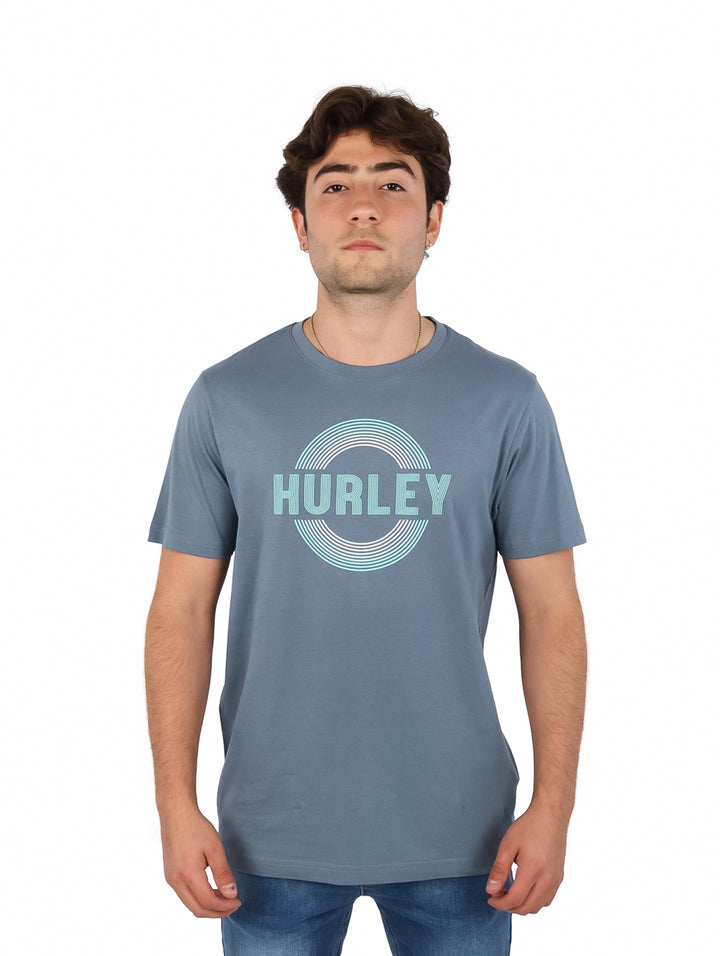 Playera Hurley Hypnotic Trance Azul para Hombre