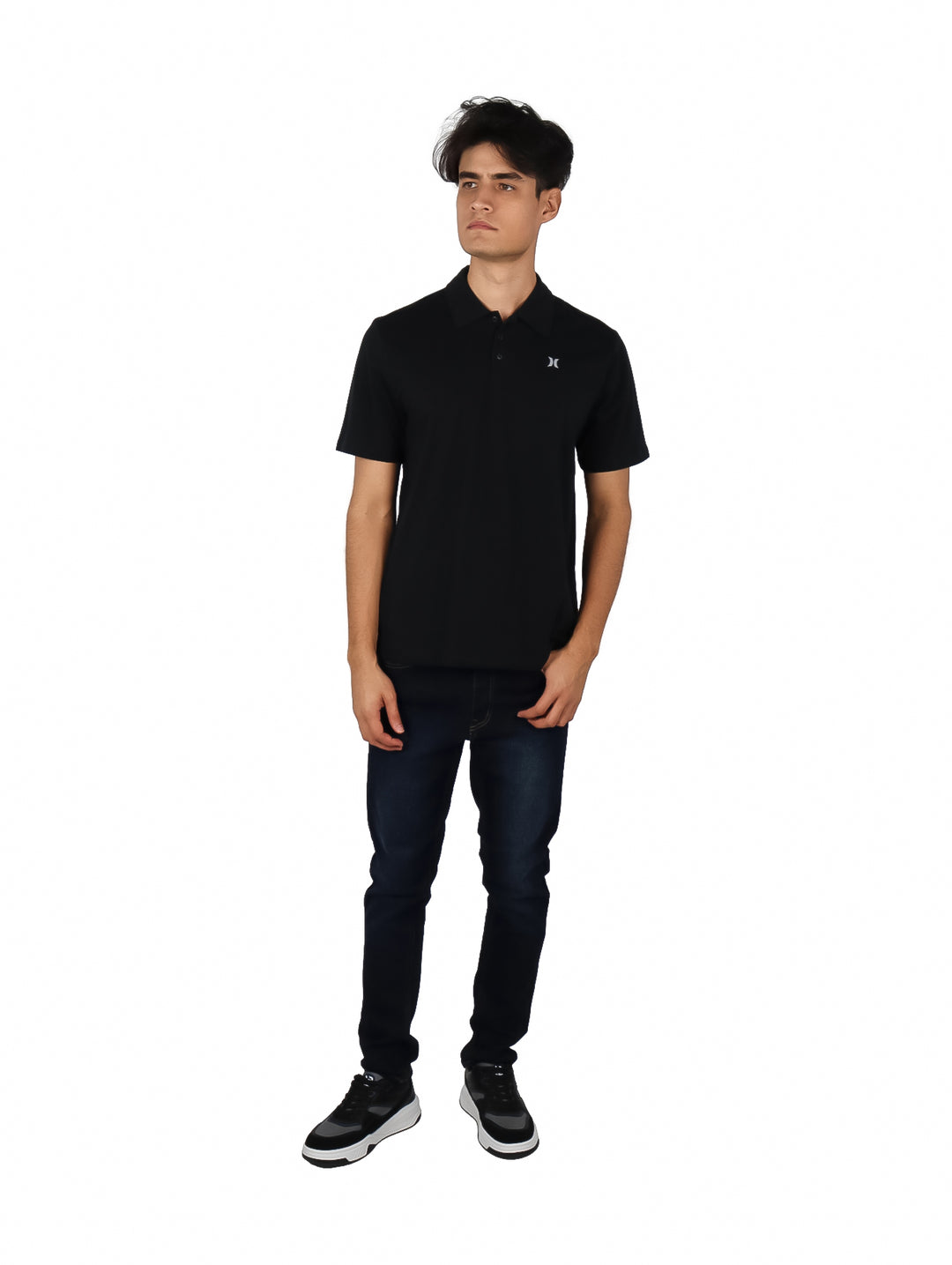 Playera Polo Hurley Negro para Hombre