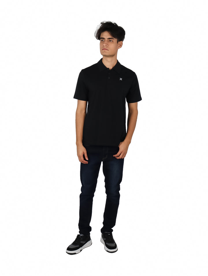 Playera Polo Hurley Negro para Hombre