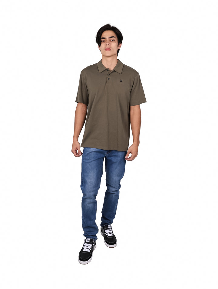 Playera Polo Hurley Color Oliva para Hombre