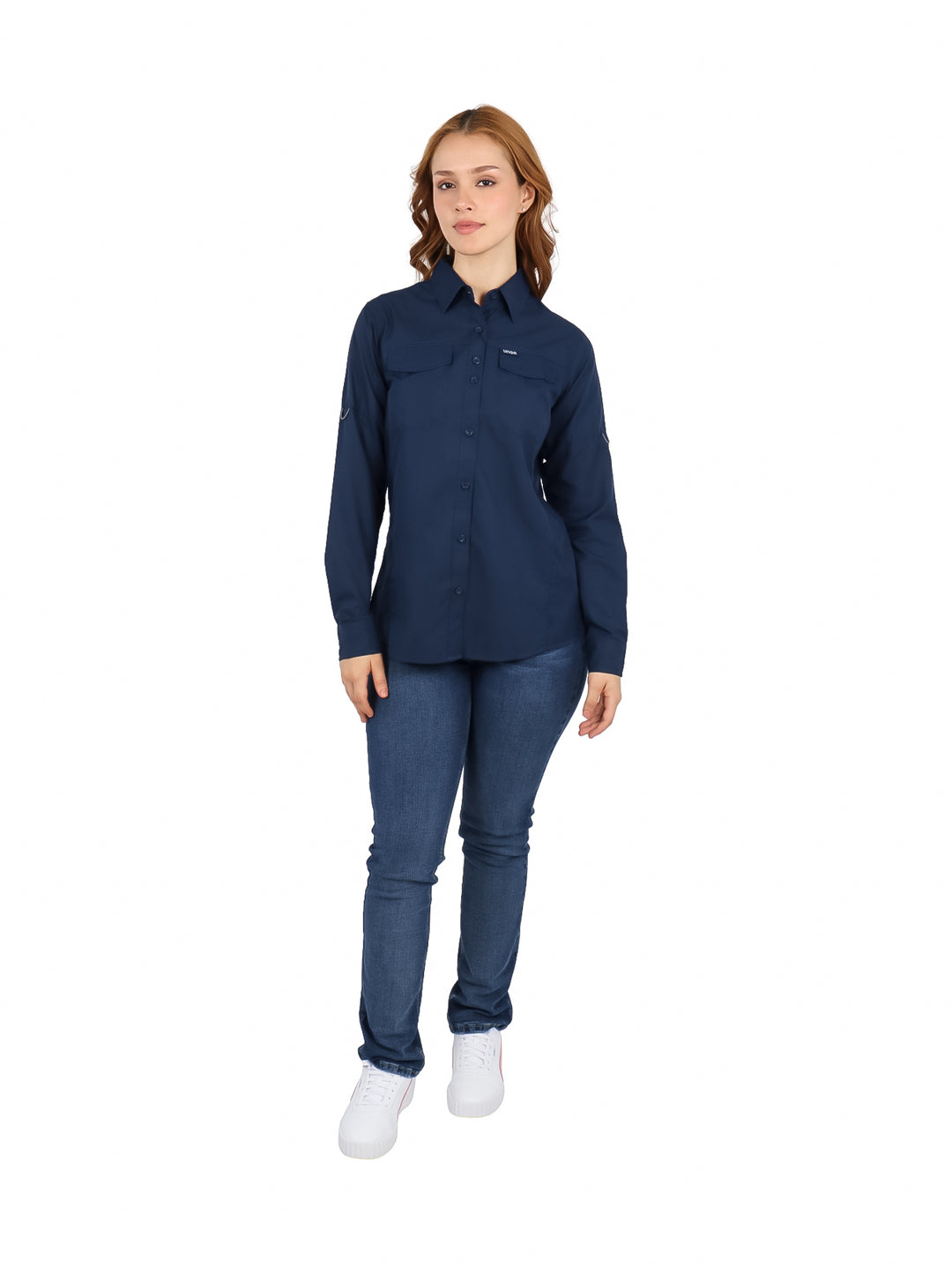 Camisa UNGA Outdoor Navy para Mujer